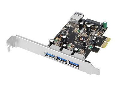 DP 4 Port USB 3.0 PCIe ie VL Fashion