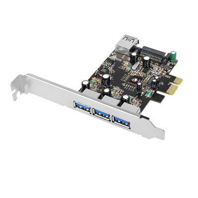 DP 4 Port USB 3.0 PCIe ie VL Fashion