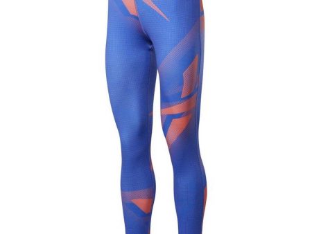 Leggings de Sport Reebok MYT Printed Bleu For Discount