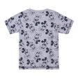 T-shirt à manches courtes Enfant Mickey Mouse Gris Online now