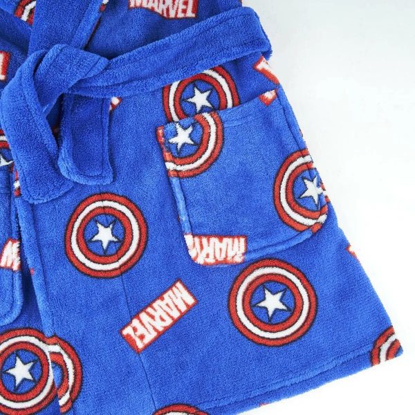 Peignoir pour Enfants Marvel Bleu on Sale