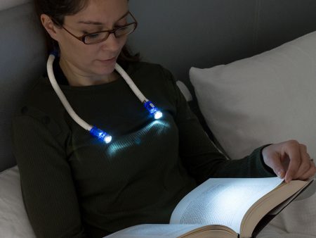 Lampe de Lecture LED pour Tour de Cou InnovaGoods on Sale