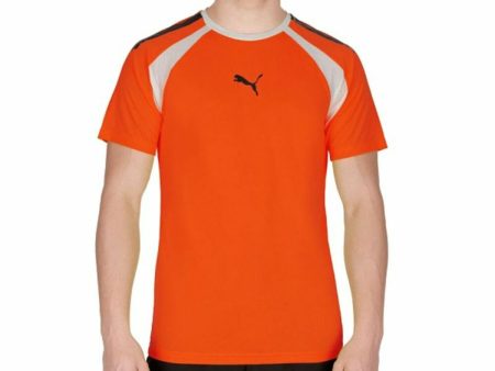 T-shirt à manches courtes homme Puma TeamLIGA Orange Discount