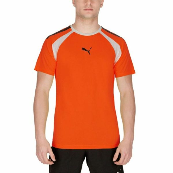 T-shirt à manches courtes homme Puma TeamLIGA Orange Discount