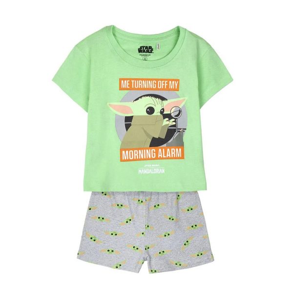 Pyjama D Été The Mandalorian Enfant Vert clair Online Sale