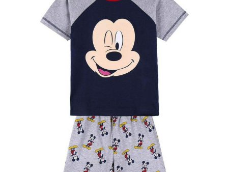 Pyjama D Été Mickey Mouse Gris For Sale