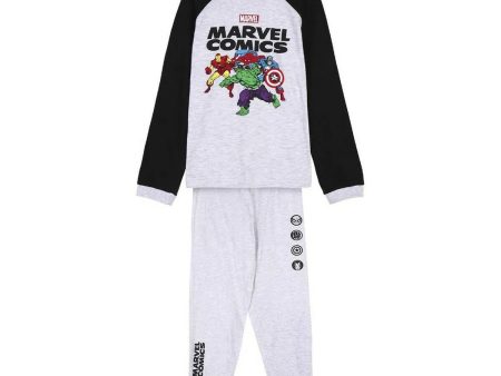 Pyjama Enfant Marvel Gris Sale