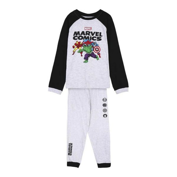 Pyjama Enfant Marvel Gris Sale