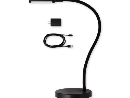 UberLight Flex Led Task Light, USB with Base, Black Online Sale