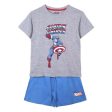 Pyjama D Été Marvel Gris Bleu Online Hot Sale