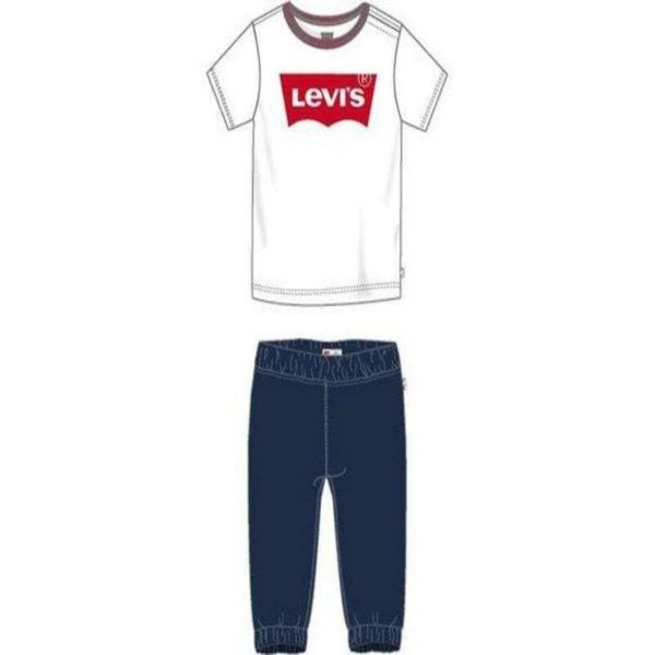 Survêtement pour Bébé TWILL JOGGER Levi s 6EA924-001  Blanc Hot on Sale