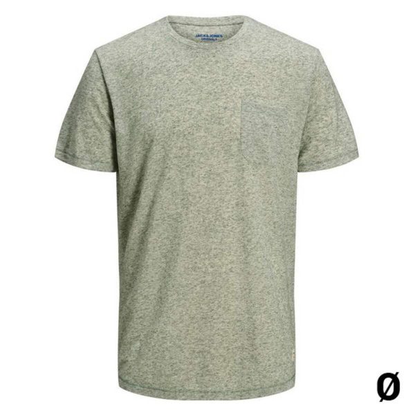 T-shirt à manches courtes homme Jack & Jones 12171674 GRIN Vert Online Sale