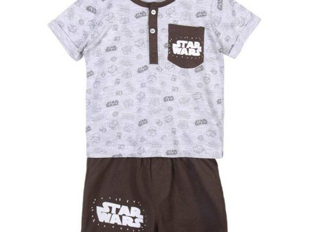 Ensemble de Vêtements Star Wars Gris Fashion