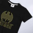 T-shirt à manches courtes Enfant Batman Noir For Discount