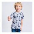 T-shirt à manches courtes Enfant Mickey Mouse Gris Online now