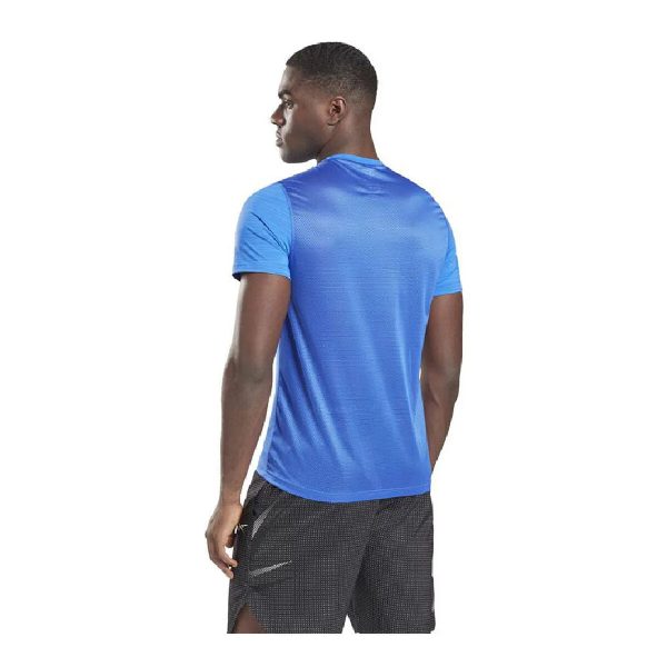 T-shirt à manches courtes homme Reebok Workout Ready Activchill Bleu Fashion