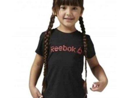 T-shirt à manches courtes Enfant Reebok G ES Tee Bas Noir Noir Cheap