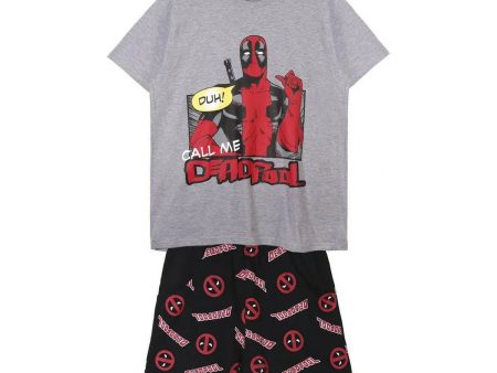 Pyjama Deadpool Homme Gris Cheap