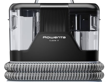 Rowenta Clean It Fleckenreiniger, tragbar, 1.8L Tank, 400W, wechselbare Köpfe, Grau Schwarz, IN5010F0 For Cheap