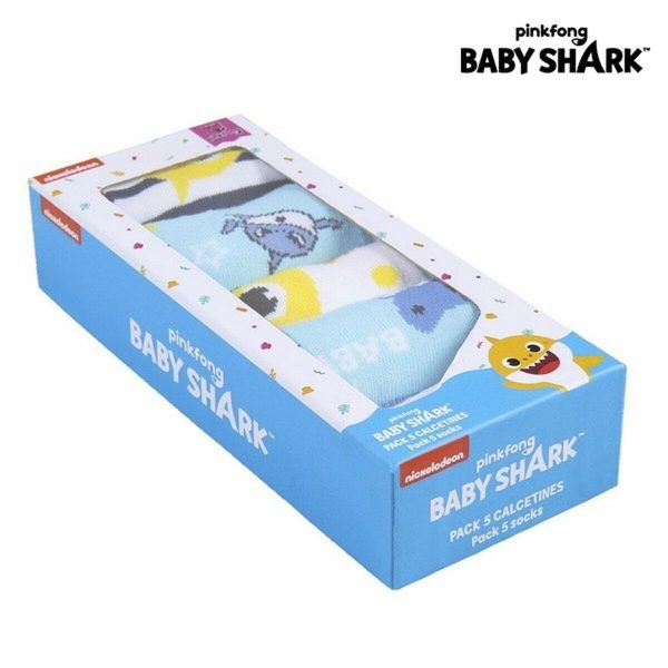 Chaussettes Baby Shark (5 paires) Multicouleur Supply