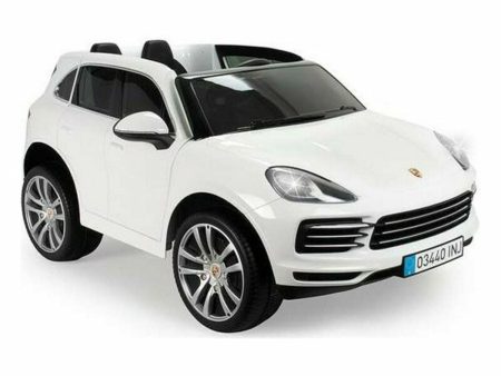 Voiture électrique pour enfants Injusa Porsche Cayenne 12V Blanc (134 x 81,5 x 58 cm) Online Sale