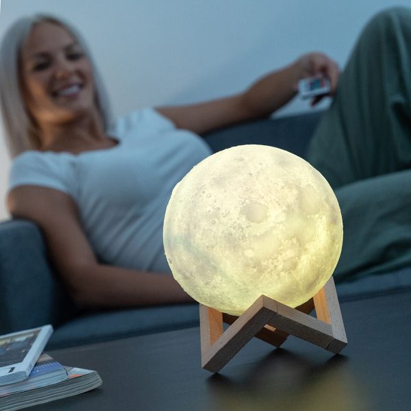 Lampe LED Rechargeable Lune Moondy InnovaGoods Supply