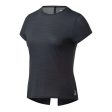 T-shirt à manches courtes femme Reebok Workout Ready Activchill Noir Online now