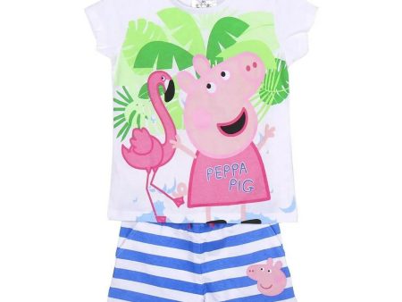 Ensemble de Vêtements Peppa Pig Bleu Blanc Online