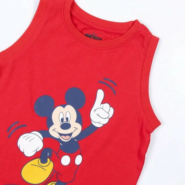 Pyjama D Été Mickey Mouse Rouge Hot on Sale