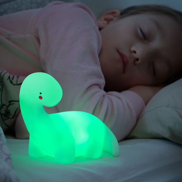 Veilleuse Lampe LED multicolore Dinosaure Lightosaurus InnovaGoods on Sale