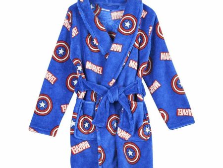 Peignoir pour Enfants Marvel Bleu on Sale