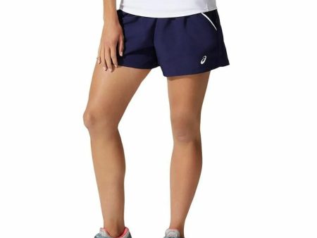 Short de Sport pour Femme Asics Court M Bleu foncé For Discount