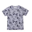 T-shirt à manches courtes Enfant Mickey Mouse Gris Online now