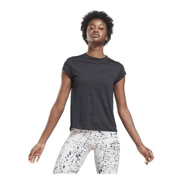 T-shirt à manches courtes femme Reebok Workout Ready Activchill Noir Online now