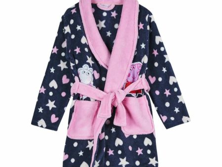 Peignoir pour Enfants Peppa Pig Bleu foncé Cheap