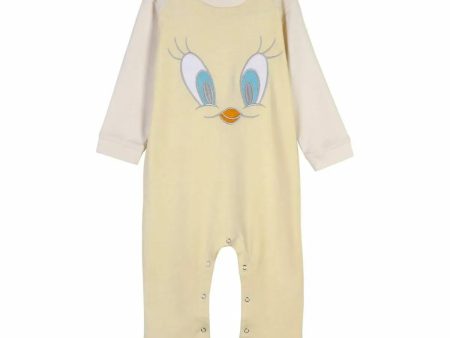 Pyjama à Manches Longues  pour Bébé Looney Tunes Jaune Hot on Sale