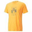 T-shirt à manches courtes homme Puma Jaune For Cheap