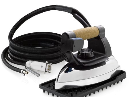 Professional Steam Iron 7.5  Long Steam Hose, 220V - Refurbished Online