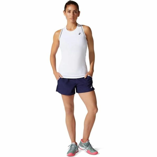 Short de Sport pour Femme Asics Court M Bleu foncé For Discount