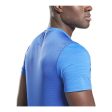 T-shirt à manches courtes homme Reebok Workout Ready Activchill Bleu Fashion