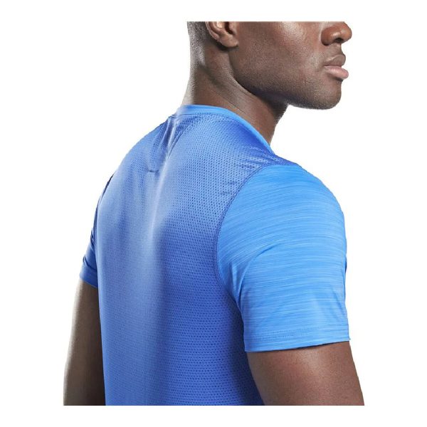 T-shirt à manches courtes homme Reebok Workout Ready Activchill Bleu Fashion