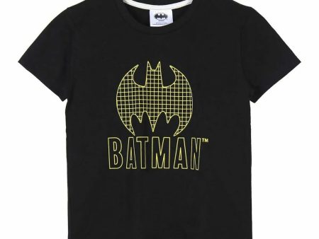 T-shirt à manches courtes Enfant Batman Noir For Discount