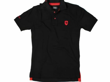 Polo à manches courtes homme Bobroff Noir Cheap