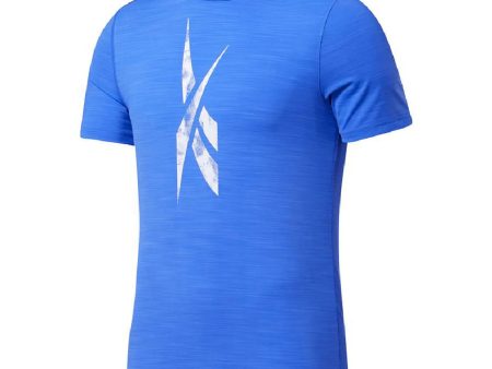 T-shirt à manches courtes homme Reebok Workout Ready Activchill Bleu Fashion