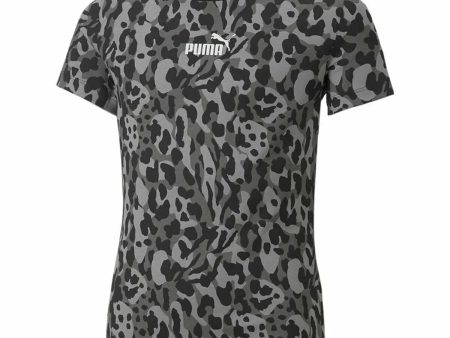 Maillot de Corps de Sport à Manches Coupe Puma Alpha AOP Noir Online now