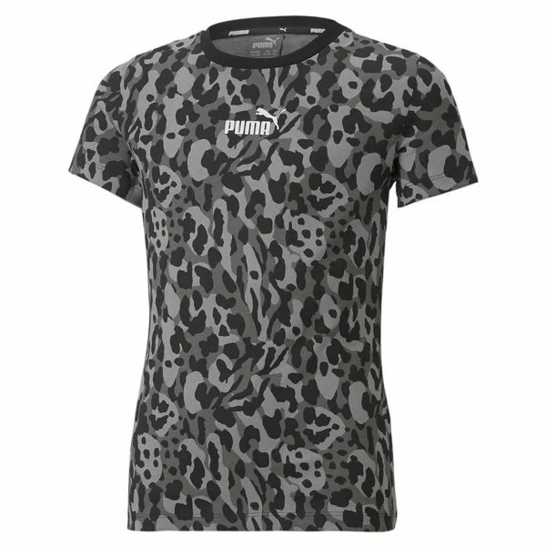 Maillot de Corps de Sport à Manches Coupe Puma Alpha AOP Noir Online now