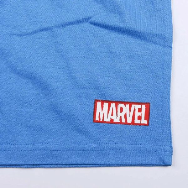 Pyjama D Été Marvel Gris Bleu Online Hot Sale