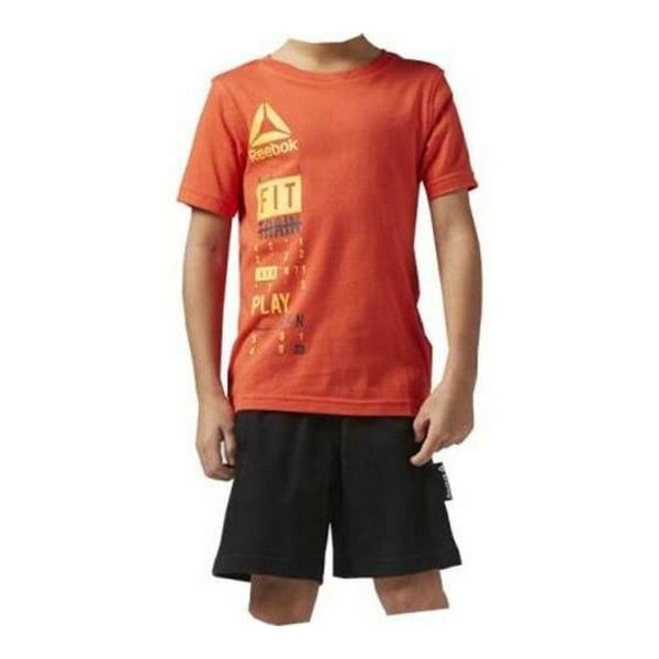 Ensemble de Sport pour Enfants Reebok BK4380 Orange Online now