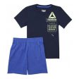 Ensemble de Sport pour Enfants Reebok B ES SS SET CF4289 Marin For Cheap