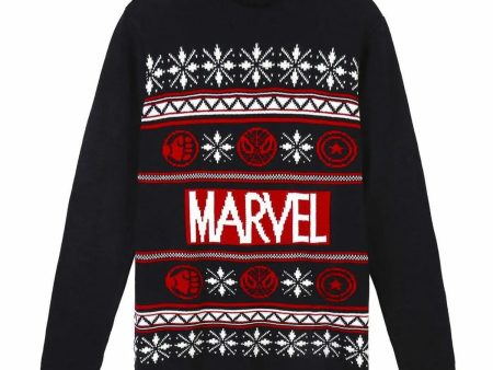 Pull unisex Marvel Bleu foncé For Discount